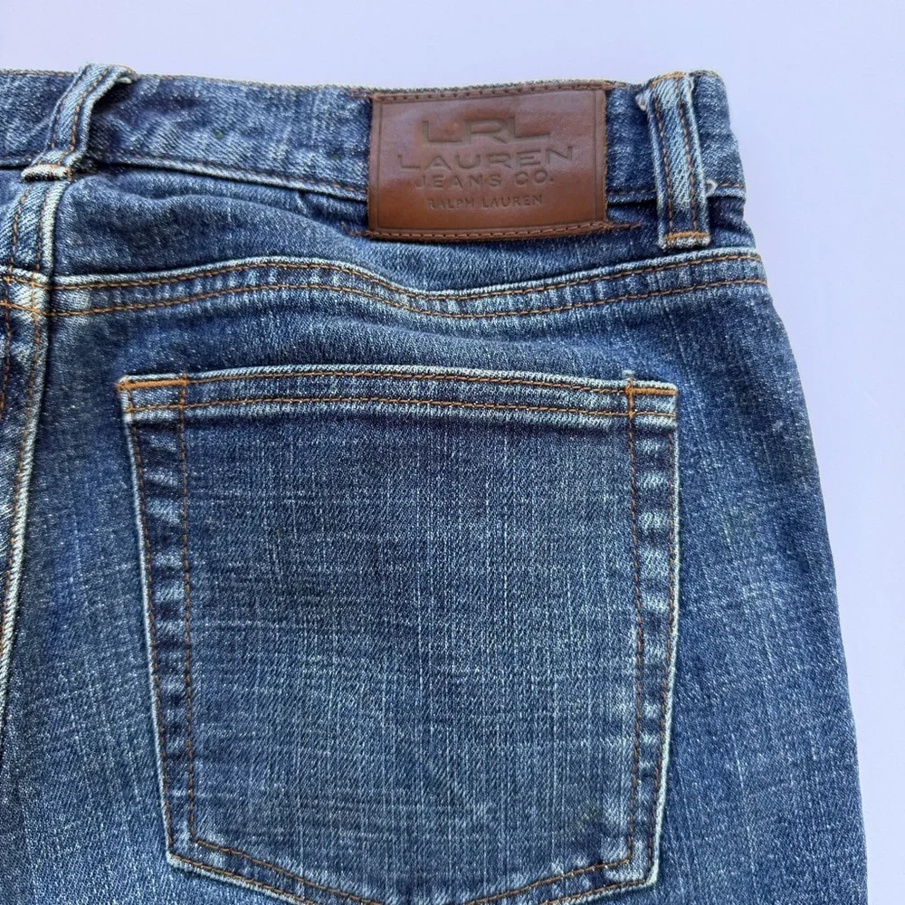 Womans RLR Lauren’s Jean Co Ralph Lauren Cropped Denim Jeans Size 4​ - Picture 4 of 10